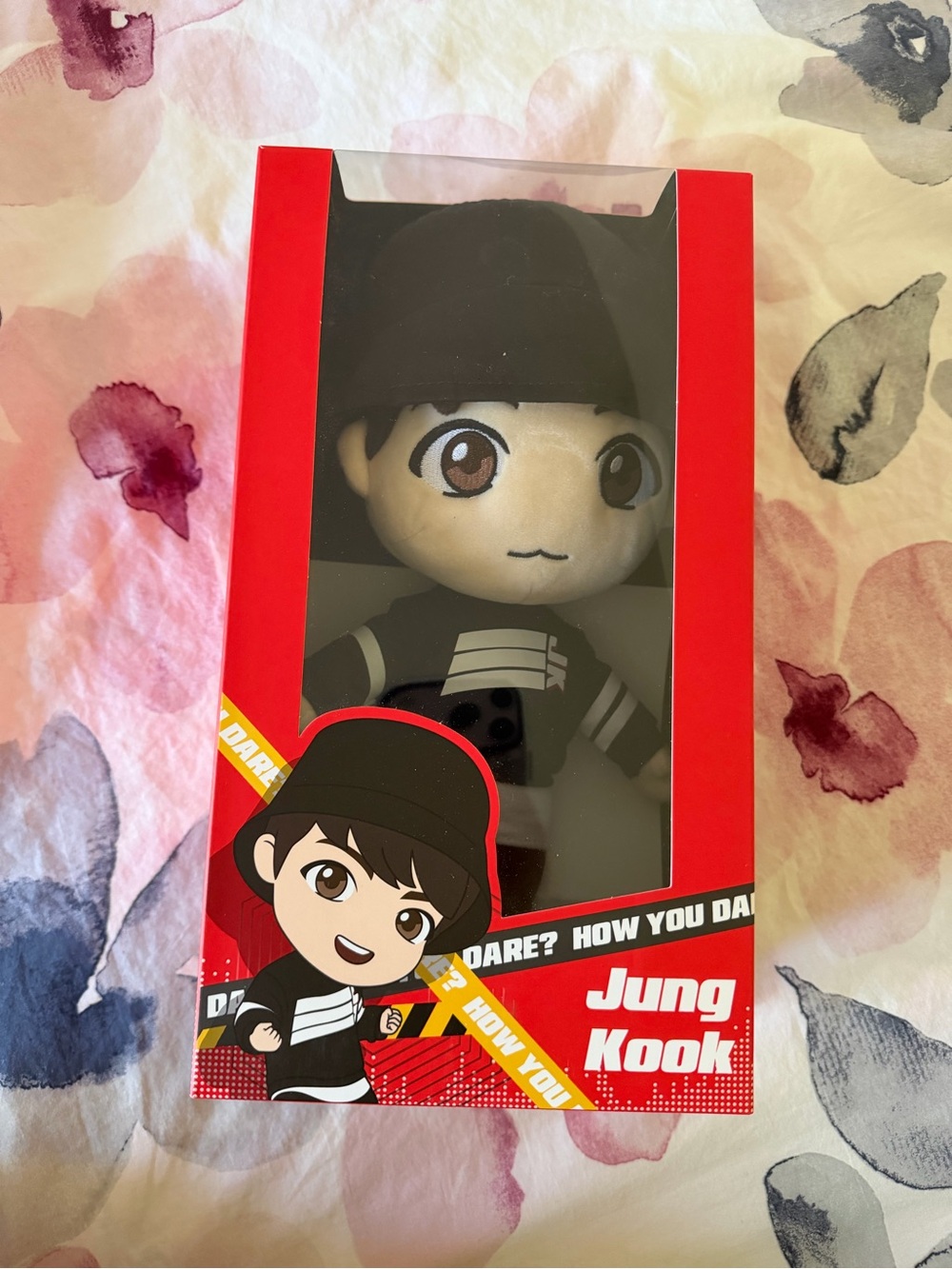 BTS Jungkook Tiny Tan HOW YOU DARE Standing Doll